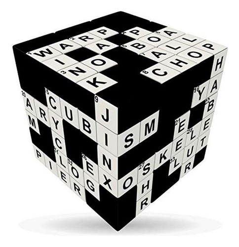 Puzzle V-cube Crucigrama De 3 Cubos: Ingenio Y Diversión