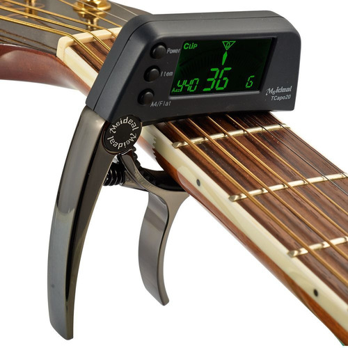 Capo Afinador De Guitarra 2 En 1 ,