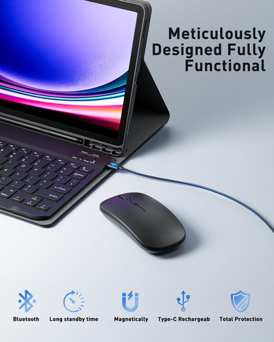 Fundas De Teclado Y Ratón Para Tableta Samsung Galaxy Tab, C