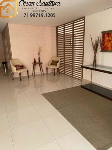 Imagem 2 de 12 de Alugo Apartamento Reformado 3/4 Sendo (01 Suíte) Varanda Gourmet - Rio Vermelho Ap02309
