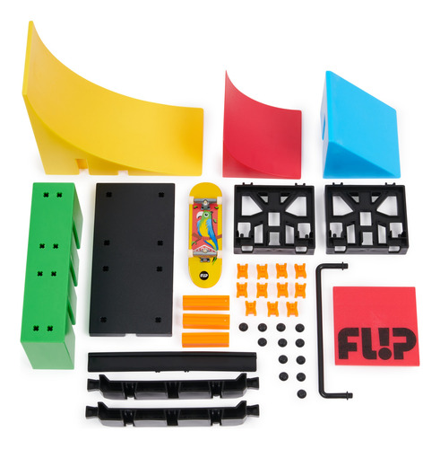 Tech Deck Rampa Conexion Parque Skate + Skate