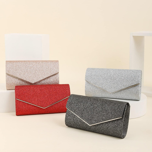 Corios Bolso De Mano Para Mujer Bolso De Noche Con Lentejuel