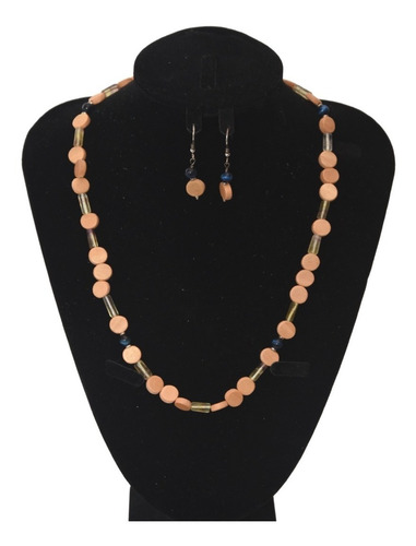 Conjunto Ametrina. Colección Casual. Yoliztli Artesanal Color Ocre