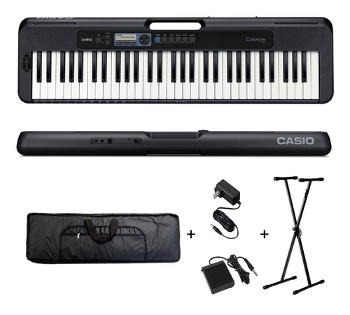 Teclado Casio Ct-s300 5 Oct Soporte Funda Pedal Sensitiv Cts