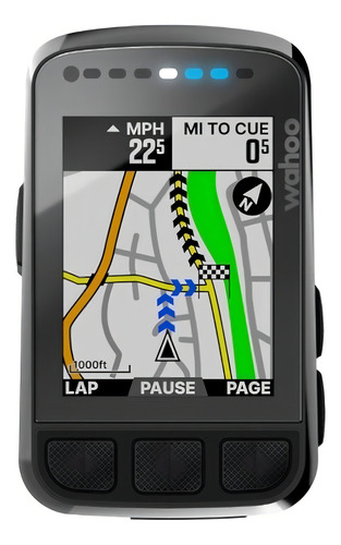Ordenador para bicicleta con GPS Wahoo ELEMNT BOLT V2 negro