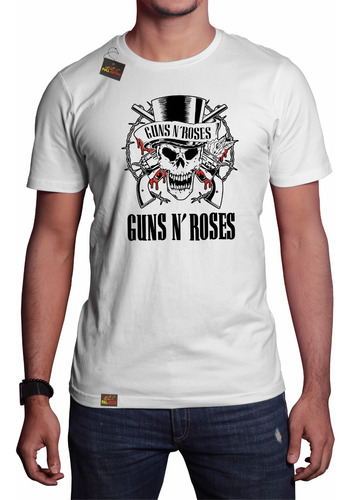 Polera Guns N' Roses Varios Diseños + Sticker De Regalo 