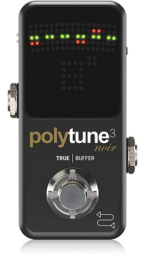 Tc Electronic Polytune 3 Noir Pedal Negro Afinador Guitarra