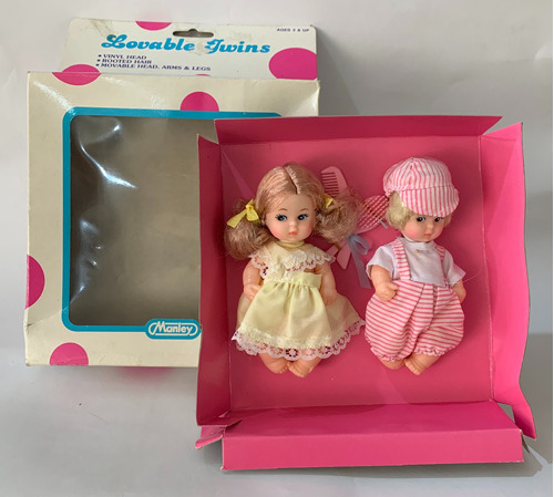 Muñecas Manley - Usadas - Lovable Twins Bebé De 1989 Vintage