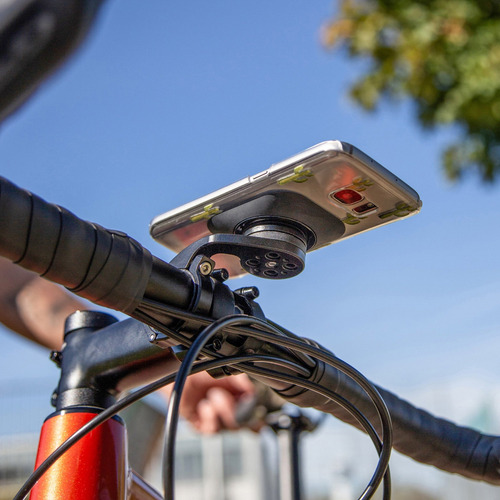 Kit Soporte Celular Bici Mbt Y Adhesivo Sistema Sp Connect