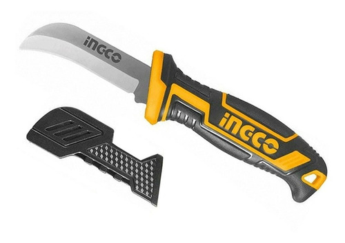 Cuchillo Pela Cable Curvo 200mm Ingco Hpk82001