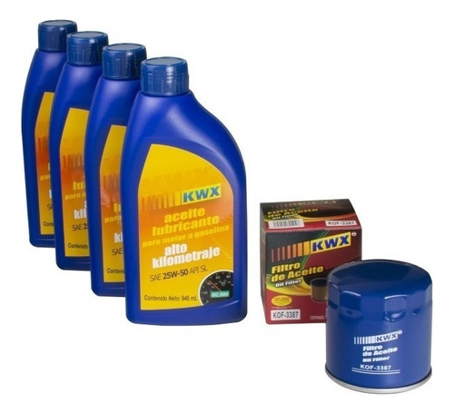 Kit Cambio De Aceite Aveo 2011 Chevrolet Alto Kilometraje