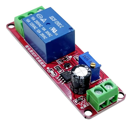 Módulo De Retardo Delay Com Ne555 Rele 12v 10a