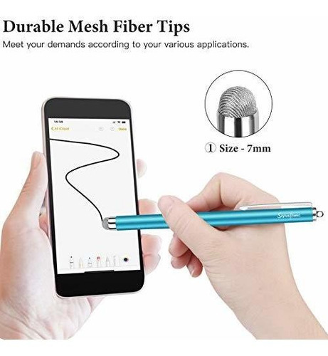 Lapiz Capacitivo Para Pantalla 6 Unidade Punta Fibra Tra Vc