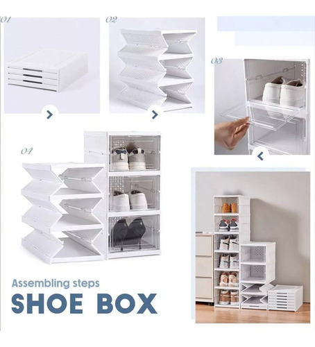 Zapatos Apilables Estantes Plasticos Transparentes 6capa