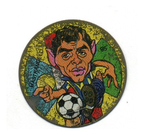 Chapita Figurita Futbol Sorpresitas N° 95 Mastrangelo