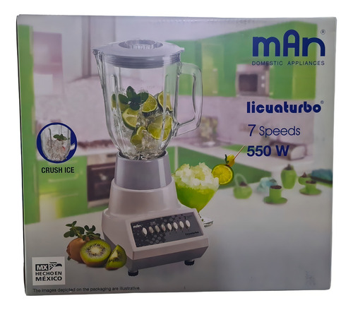 Licuadora Man Lpp-507 1.5 L Blanca Blanco