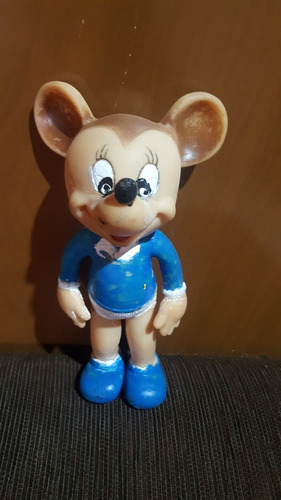 Boneco Mickey Mouse Antigo Raro Década De 70 22cm