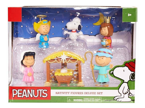 Cacahuetes Belén De Navidad Deluxe Figure Set Por Cacahuetes