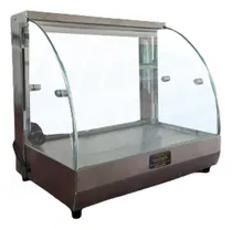 Comprar Calentador Exhibidor Vitrina Empanada Vidrio Curvo 0.5 Metro