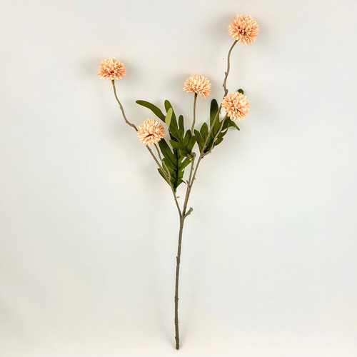 Cravo Salmão Buquê 52x10cm Flor Planta Artificial