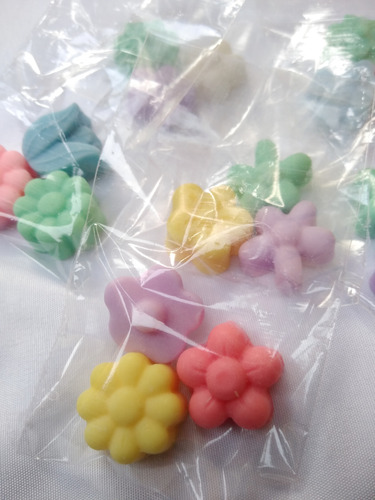 Jabones Para Souvenirs De Flores X 10 Bolsitas