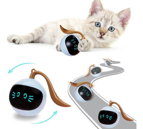 Bola Robot Juguete Gato Eléctrico Interactivo Inteligent Usb