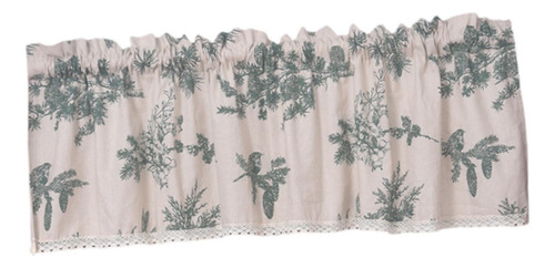 Cortina Cortina Decorativa Bolsillo De Varilla 54 X Pájaro