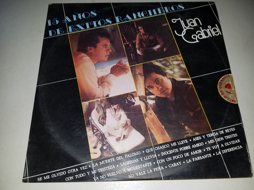 Lp Vinilo Disco Vinyl Juan Gabriel Exitos Rancheros