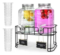 Comprar Dispensadores De Bebidas De Vidrio De 1 Galon Para Fiestas, 