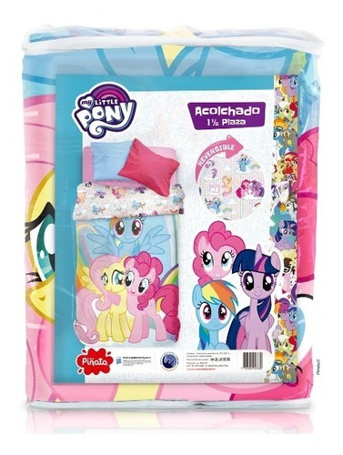 Sábana Y Acolchado Pony Little Mi Pequeño ® Set Infantil