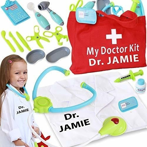 Kit De Juego De Rol De Doctor Para Niños 3 Años Con Letra