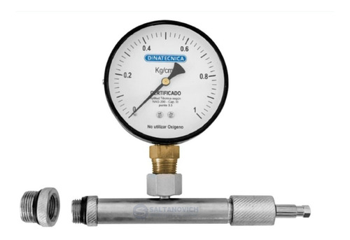Manómetro Kit Verificador Instalaciones De Gas Dinatecnica