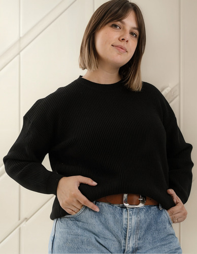 Sweater Bremer Mujer Cuello Redondo Valvinna Talles Grandes