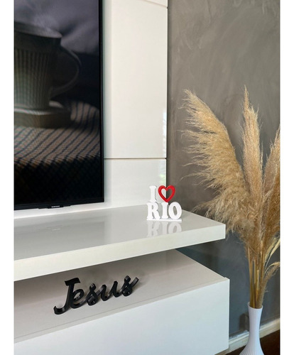 Imagem 4 de 5 de Palavra Decorativa I Love Rio - Decoração Sala Eu Amo Rio