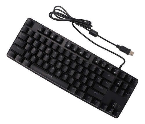 Teclado Mecânico De 87 Teclas, Azul, Luz De Fundo Rgb, Duas