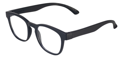 Lentes Filtro Azul Con Aumento + Marco Económicos Graduación 3 | Negro Mate