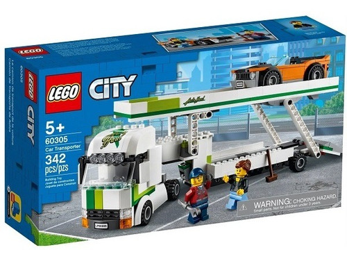 Lego City Caminhao Cegonha 342 Peças 60305