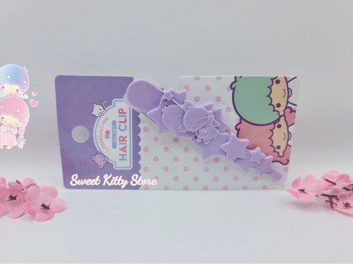 Set De 3 Pinzas Para Cabello My Melody & Little Twin Stars 