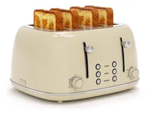 Comprar Tostadora De 4 Rebanadas Tostadora Retro De Acero Inoxidable