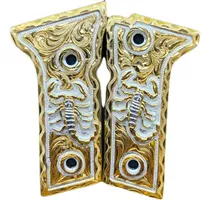 Comprar Cachas Beretta 92x Escorpion Con Chapa De Oro Y Tornillos