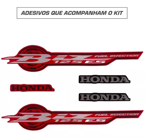 Kit Adesivo Refletivo Honda Biz 125 Personalizado Frete Grát