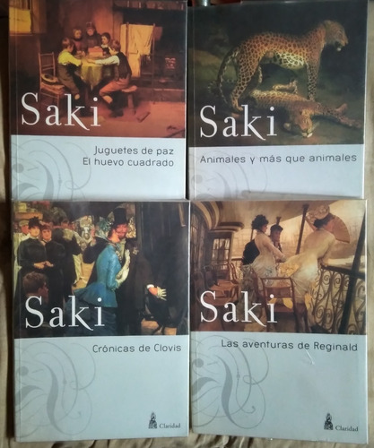 Saki H H Munro 4 Libros A Elegir 2006 Unicadueña Impecab C/u