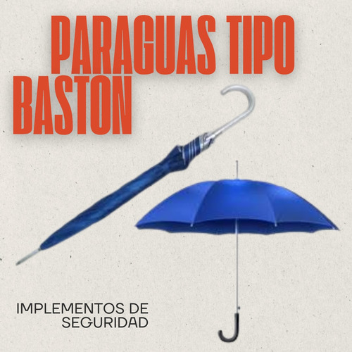 Paraguas Tipo Bastón 