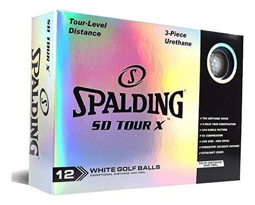 Pelotas De Golf Spalding Sd Tour X - Pack De 12 Unidades -