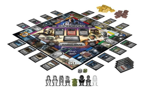 Juego De Mesa Monopoly Star Wars The Mandalorian