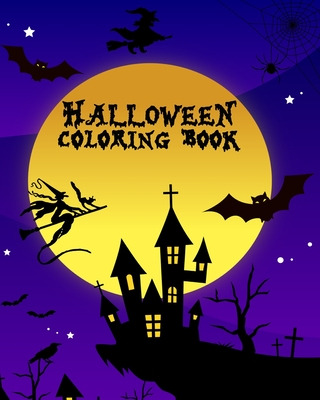 Libro Halloween Coloring Book: Great Halloween Coloring B...