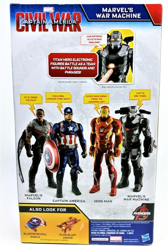Marvel's Titan Hero Series War Machine Electronic - 30 Cms