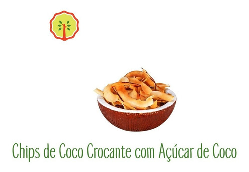 Imagem 4 de 4 de Chips De Coco Crocante Com Açúcar De Coco - 20g