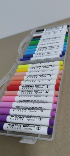 Lápices Acrílicos Marcadores 24 Colores Acrylic Paint Marker
