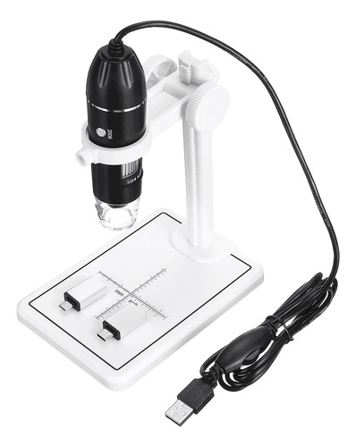 Microscopio Digital Usb De Mano Con Aumento De 1600 X 8 Led